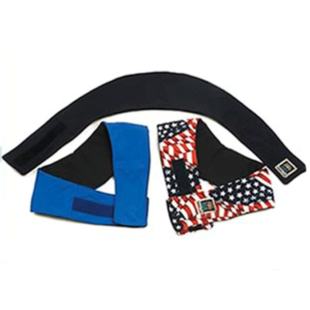 THERMO-COOL Blue Cooling Neck Wrap Made in the USA Velcro Closure NWT $17